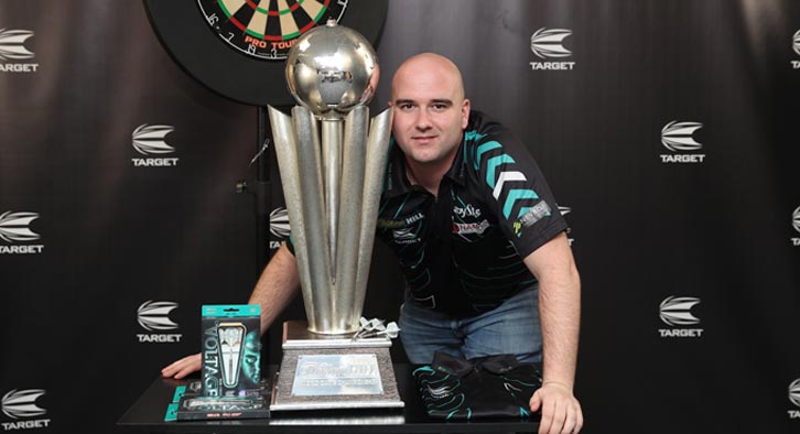 Rob Cross. Photo Credit: Target Darts