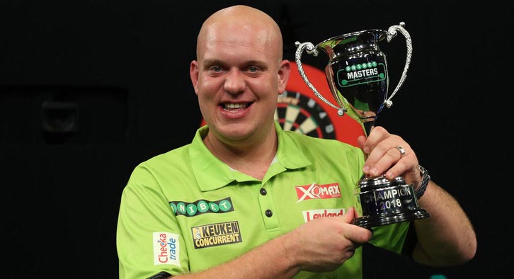 Michael Van Gerwen will be looking to retain his crown from 2017 starting with a tough opening night challenge against Rob Cross. Photo Credit: Sky Sports