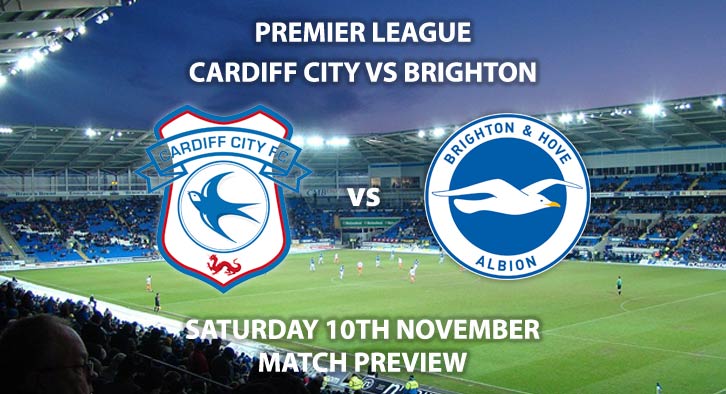 Match Betting Preview - Cardiff City vs Brighton & Hove Albion. Saturday 10th November 2018, FA Premier League, Cardiff City Stadium. Live on Sky Sports Main Event – Kick-Off: 12:30 GMT.