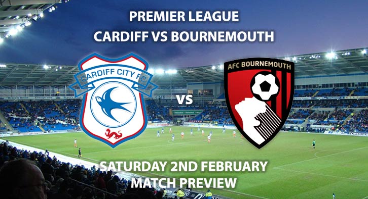 Match Betting Preview - Cardiff City vs Bournemouth. Saturday 2nd February 2019, FA Premier League, Cardiff City Stadium. Live on BT Sport 1 HD - Kick-Off: 17:30 GMT.